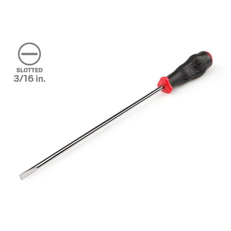 TEKTON Long 3/16 Inch Slotted High-Torque Screwdriver DHE34188